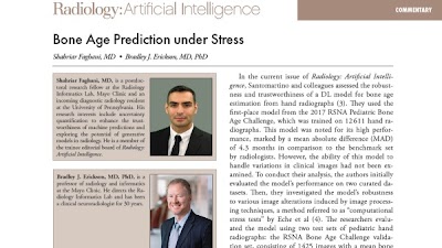 Stress testing on an award-winning #DeepLearning model for bone age doi.org/10.1148/ryai.2… @ShahriarFaghani @MayoAILab @Slowvak #MSKRad #robustness #MachineLearning