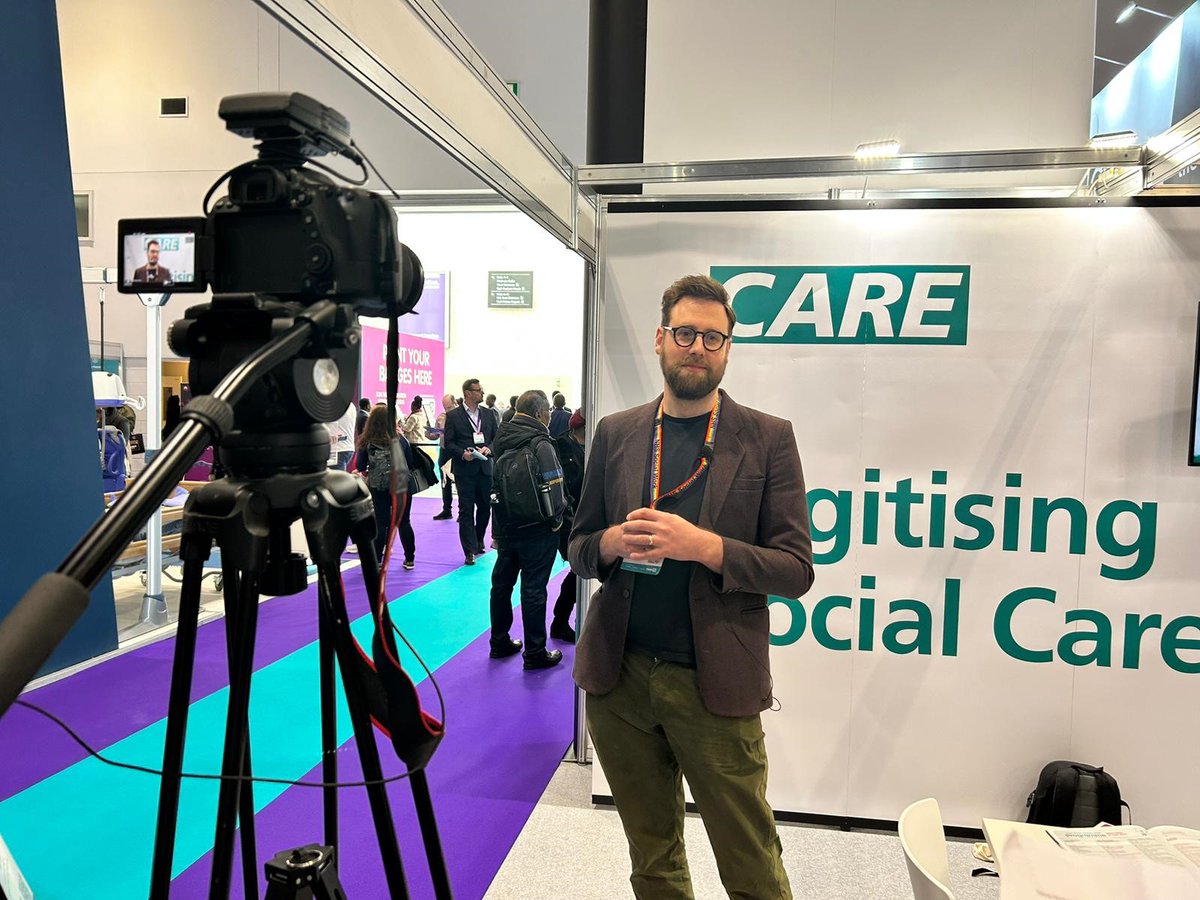 Today the @DigiSocCare team are at the @CareShow 🧡 If you're attending, come and find us at stand H15 🙌 We're excited to meet everyone! #CareShow24