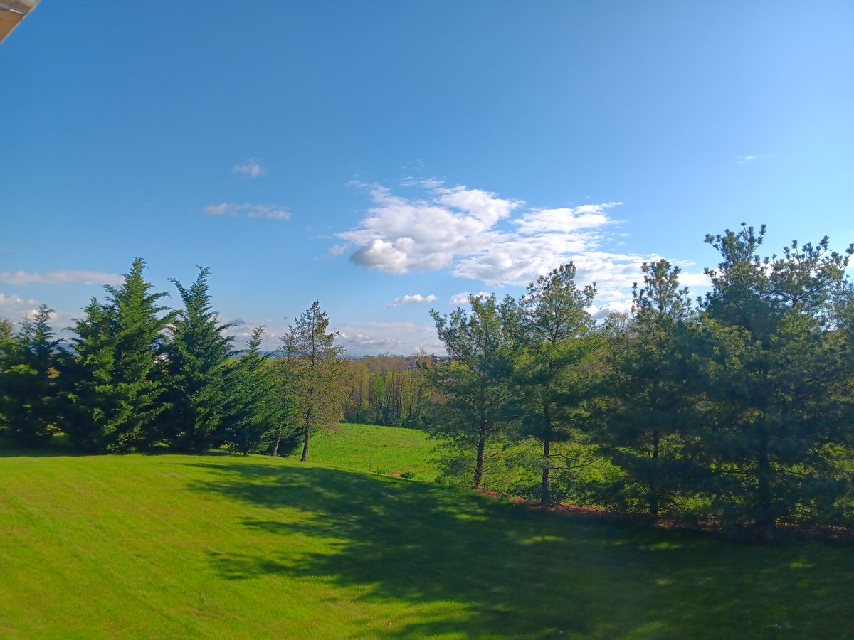 Visiting friends in Chambersburg Pennsylvania. A beautiful morning for a🚶‍♀️walk, the weather is absolutely beautiful 💚