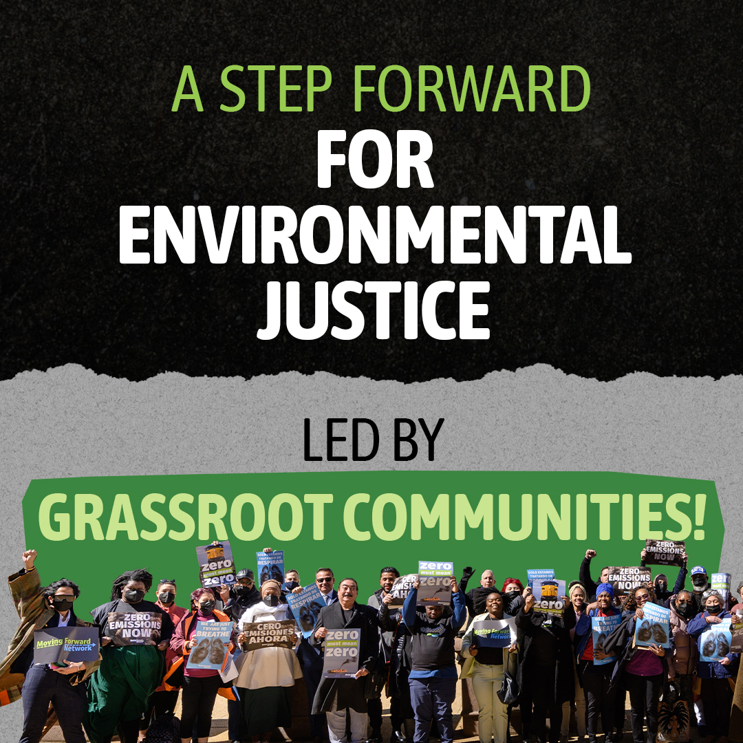 Today, we celebrate the announcement from the @WhiteHouse for their whole-government approach & commitment to zero emissions across the freight transportation system. This moment is thanks to years of advocacy from those most impacted by the system. whitehouse.gov/briefing-room/…