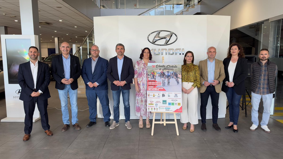 🚴🏻‍♀️ La Vuelta a Almería echará a andar este fin de semana con 200 deportistas.

👉🏻 La prueba está organizada por Total Sport Mediterranean y el CD A Toda Marcha, con el patrocinio institucional de Diputación y Ayuntamientos de Los Gallardos y Albox.