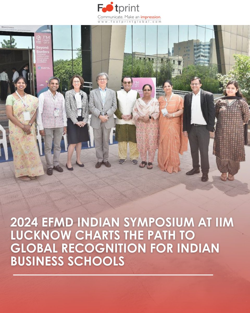IIM Lucknow hosted the 2024 EFMD Indian Symposium, boosting global recognition for Indian business schools. 

The event focused on elevating Indian B-schools through discussions on management education and accreditation. 

#IIMLucknow #EFMDSymposium #GlobalRecognition