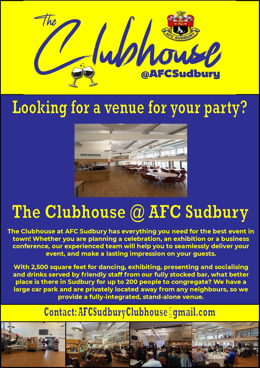 AFC Sudbury Clubhouse (@AFCSudClubhouse) on Twitter photo 2024-04-24 13:12:43