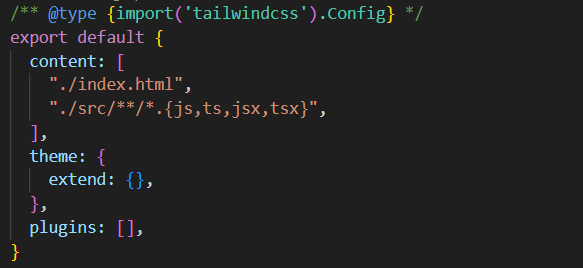 Ememikel's tweet photo. The tailwind.config.js file is used to customize and extend the default configuration of Tailwind CSS framework. By modifying this file, developers can tailor the design system to match the specific design requirements and branding of their application. 
 @don_skilful 
#coding https://t.co/b4y66t7jRP