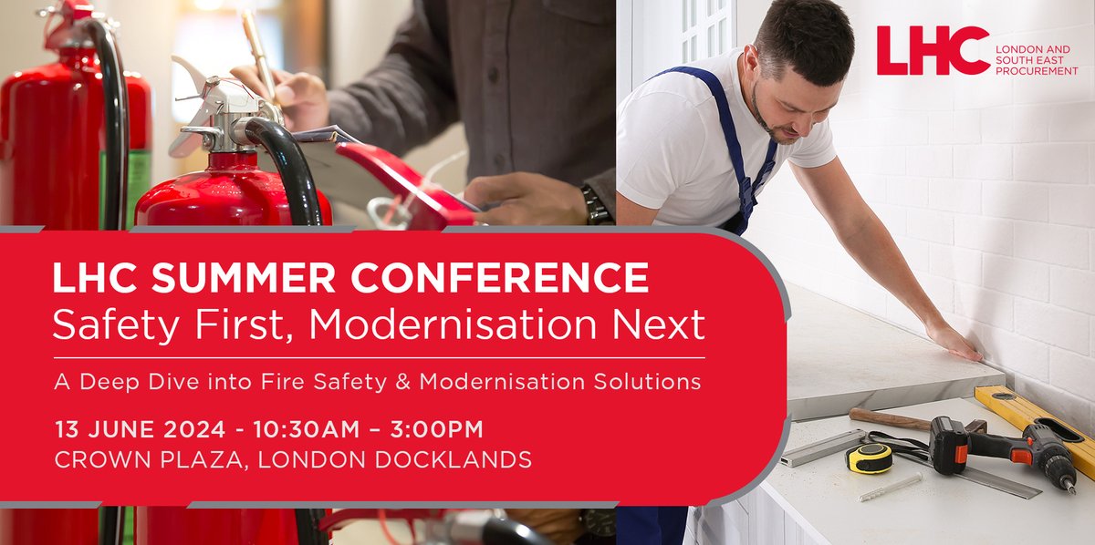 📢 Do not miss the chance as spaces are limited for this exclusive #event! Register now for the LHC summer #conference, on the 13th of June at the Crown Plaza Hotel, in London Docklands. 
Click here to Register ➡ tickettailor.com/events/lhcproc…
For details 👉 lse.lhcprocure.org.uk/news/events/lh…