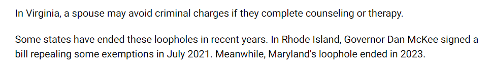 BrightlyAgain's tweet image. #Injustice #spousalabuse Map Shows States With Spousal R*pe Loopholes
newsweek.com/spousal-rape-l…