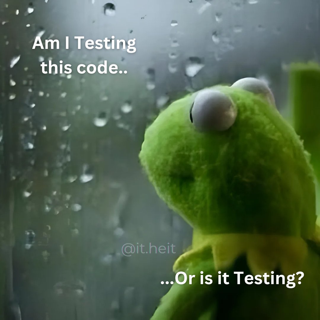 🐸💭 Is it the code testing me, or am I testing the code? 🤔 #DeepThoughts #programmingmemes #programming #coding #programmerlife #developer #coder #computerscience #python #codingmemes #codinglife #coderlife #programmers #programmerslife #javascript #codingisfun #developerlife