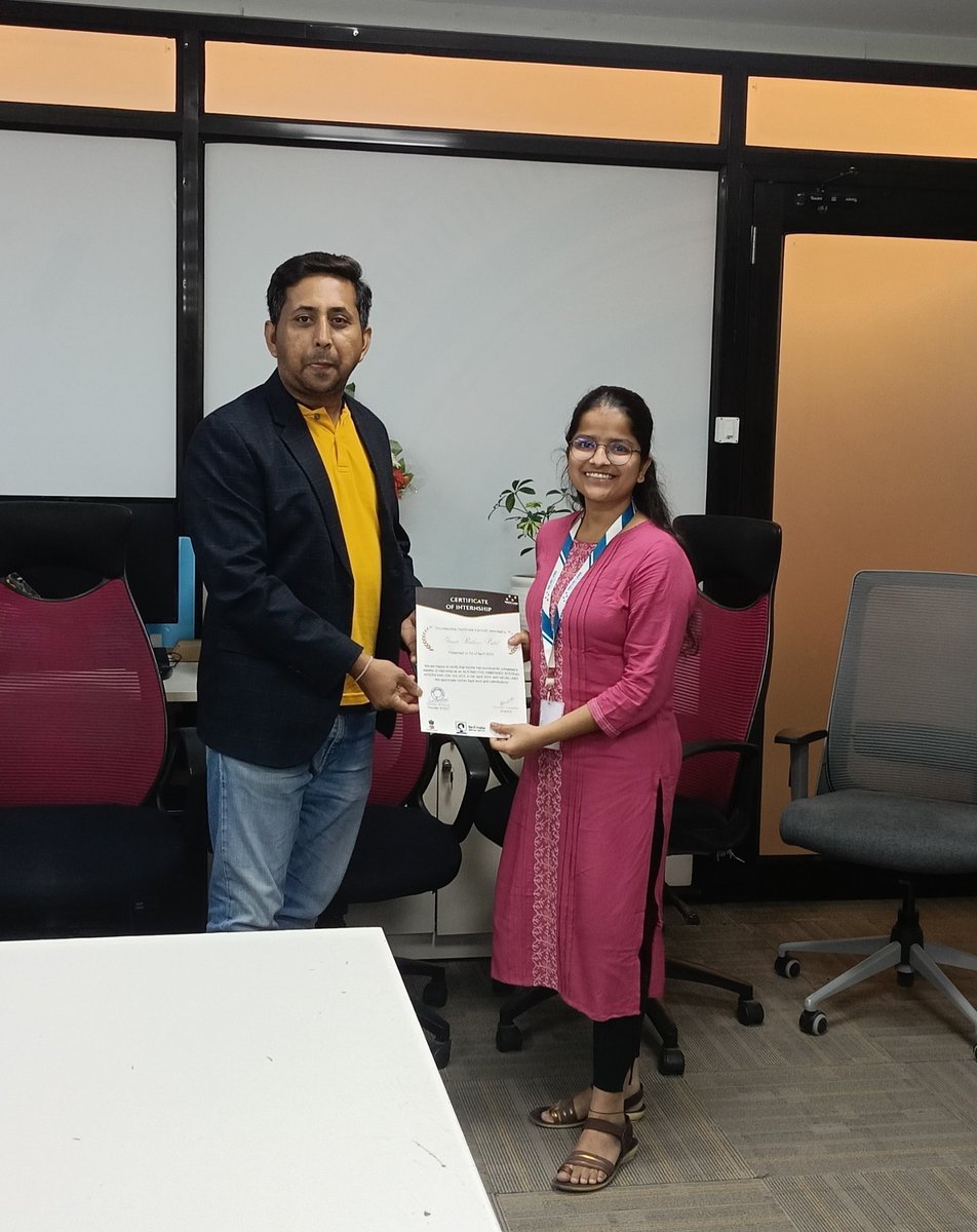 Congratulations to our talented Automotive Embedded Systems intern Gauri Patil on graduation day! 🎓🚗  

#InternshipCompletion #GraduationDay #AutomotiveEngineering #EmbeddedSystems #FutureLeaders #TechInterns #STEM #Engineering #AutomotiveIndustry