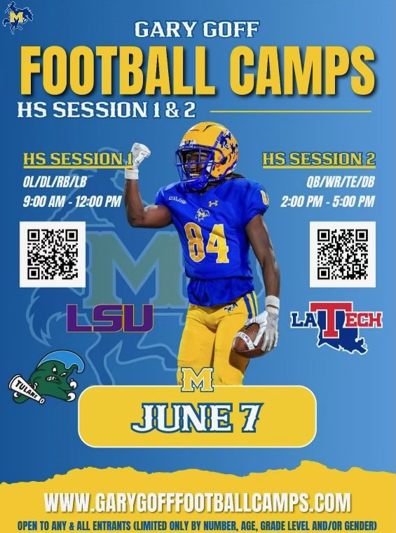 🚨🚨Calling all Ballers🚨🚨!!! Camp Season is just around the corner come show up and show out!!! garygofffootballcamps.com #WeDat | #GeauxPokes | #ChuckVegas