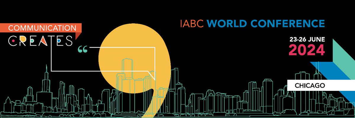 The early bird pricing deadline for the @IABC World Conference in Chicago in June is this Friday, April 26! Terrific discounts for student members, early professionals and retired members. Reserve your spot now and start making plans: wc.iabc.com/Attend/Registr…