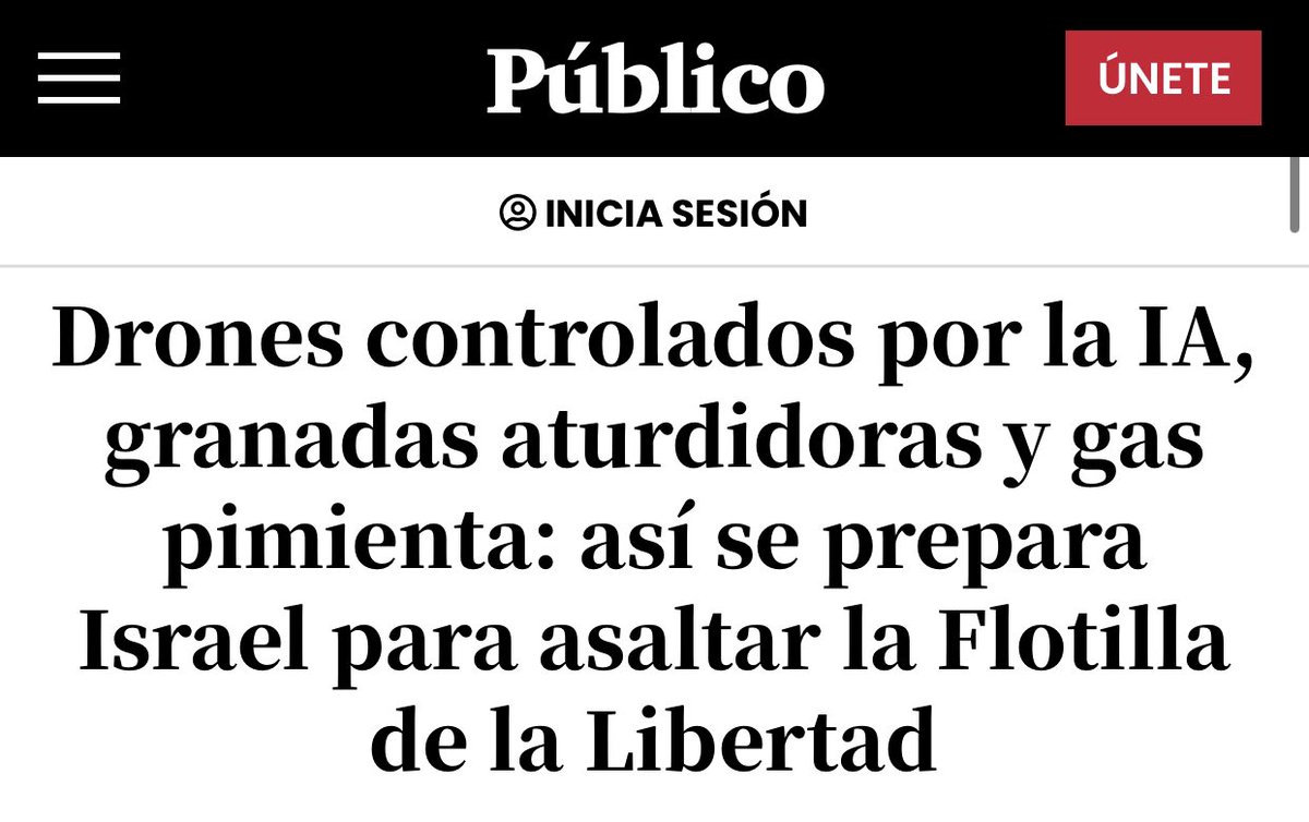 Cada día Israel lanza nuevos avisos a la @GazaFFlotilla para amedrentarla ante la pasividad de los gobiernos europeos. No va a lograrlo.