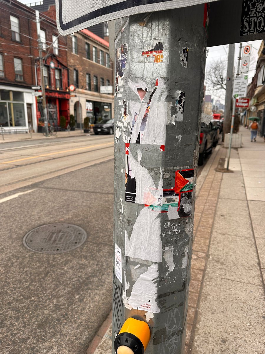 Two days ago my friend put up posters of Israeli hostages in our neighborhood in the East End of Toronto. They’ve already been vandalized Tell me what is so offensive to the anti-Israel crowd about wanting our hostages home?