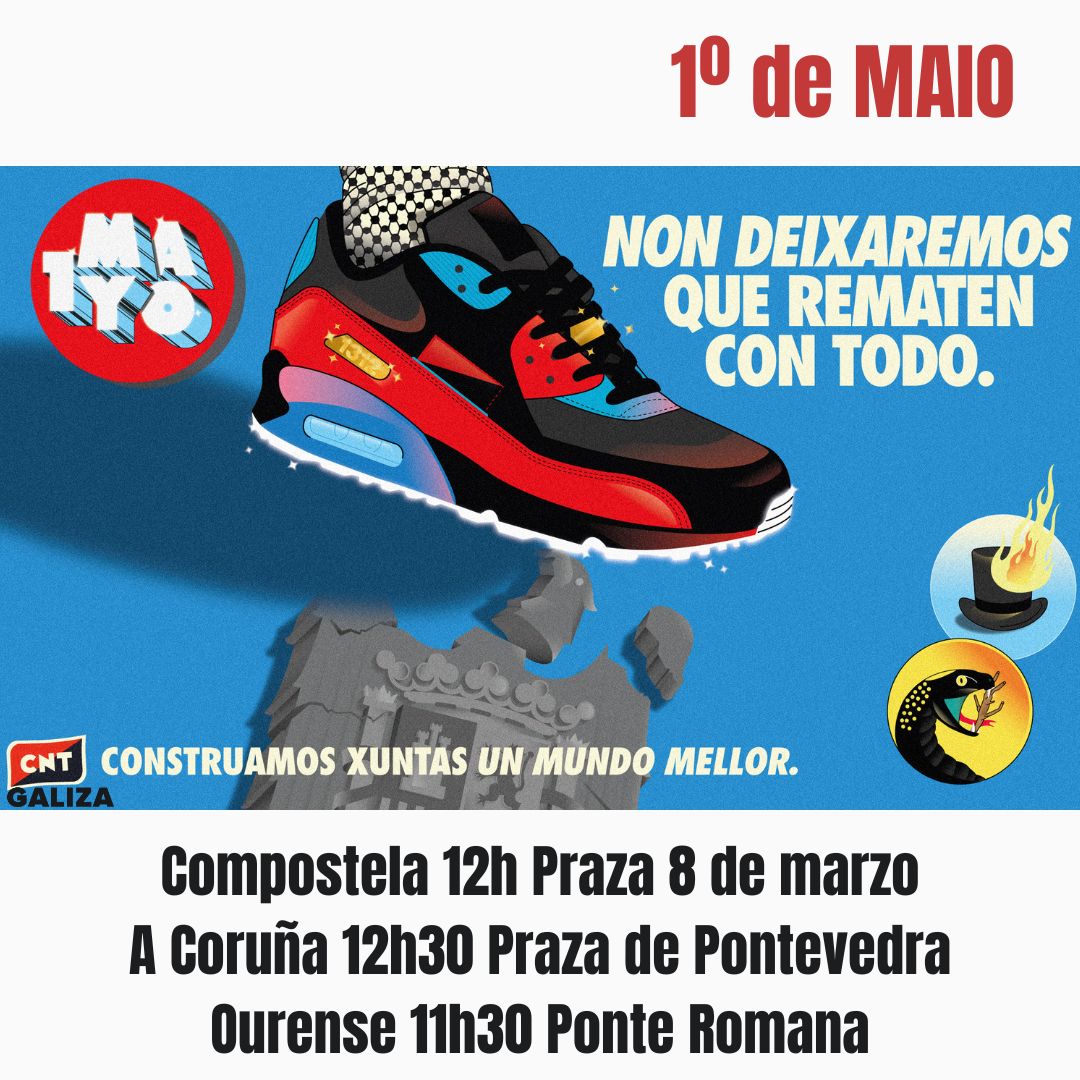 Galiza_CNT's tweet photo. Non imos parar ata que consigamos que todas as persoas sexan donas do seu destino!

Agardámoste!

Toda a información: https://t.co/rB4aTdTzY4 https://t.co/gGIV6VsTHC