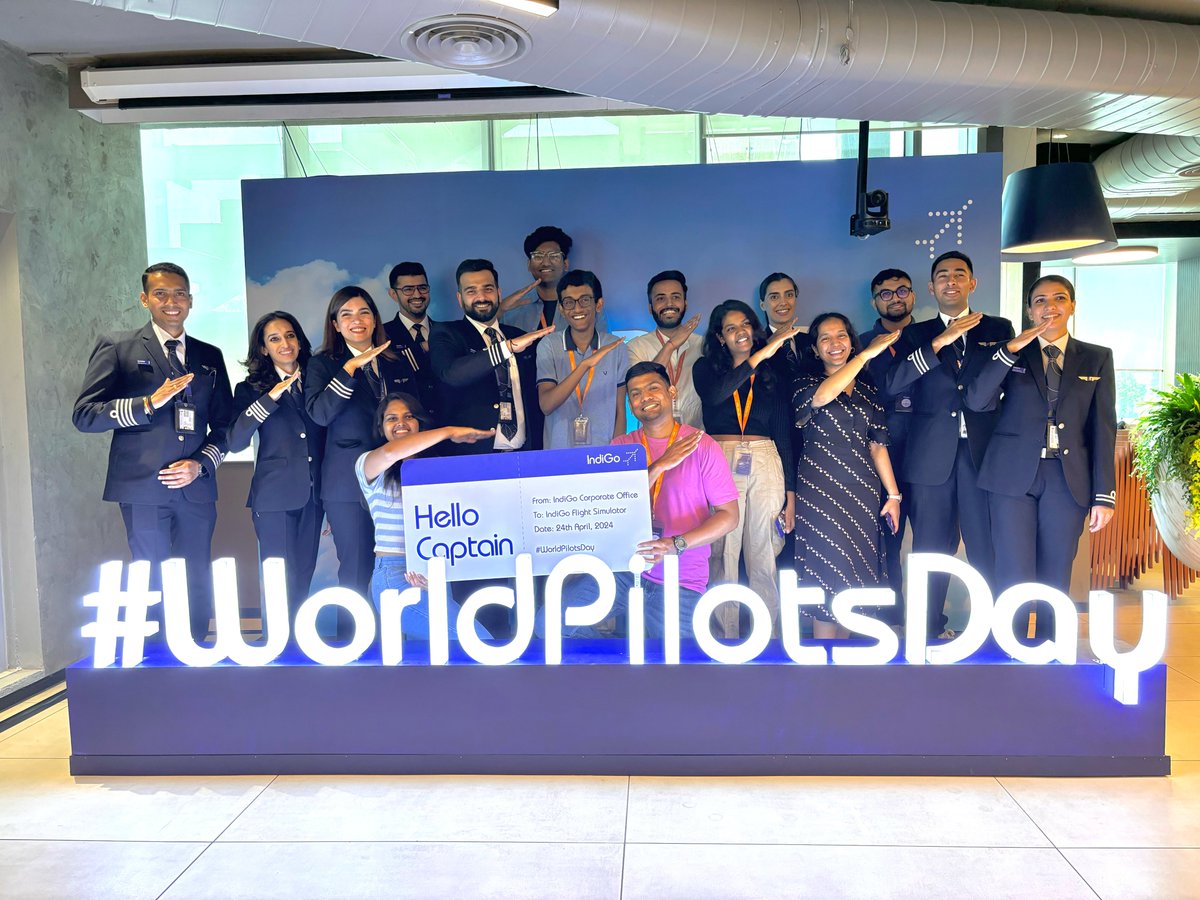 Meet our winners whose boundless passion for aviation landed them into our flight simulator. Stay tuned for glimpses of our #HelloCaptain event. #goIndiGo #WorldPilotsDay #IndiaByIndiGo