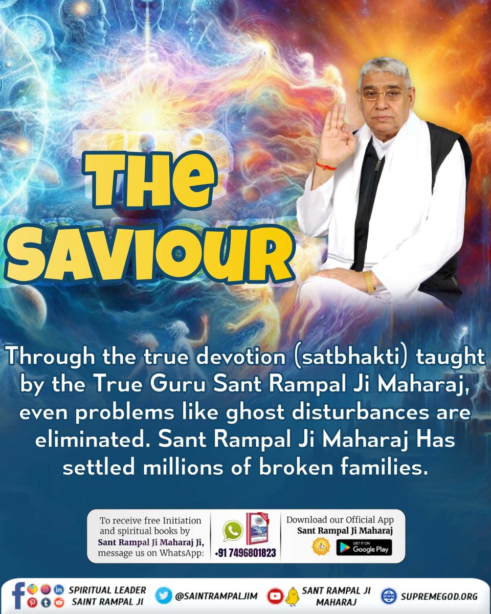 #जगत_उद्धारक_संत_रामपालजी Saint Rampal Ji Maharaj, the savior of the world, has strengthened the feeling of mutual brotherhood in the society by completely destroying casteism and communalism in the society.🙏🏼 —Saviour Of The World