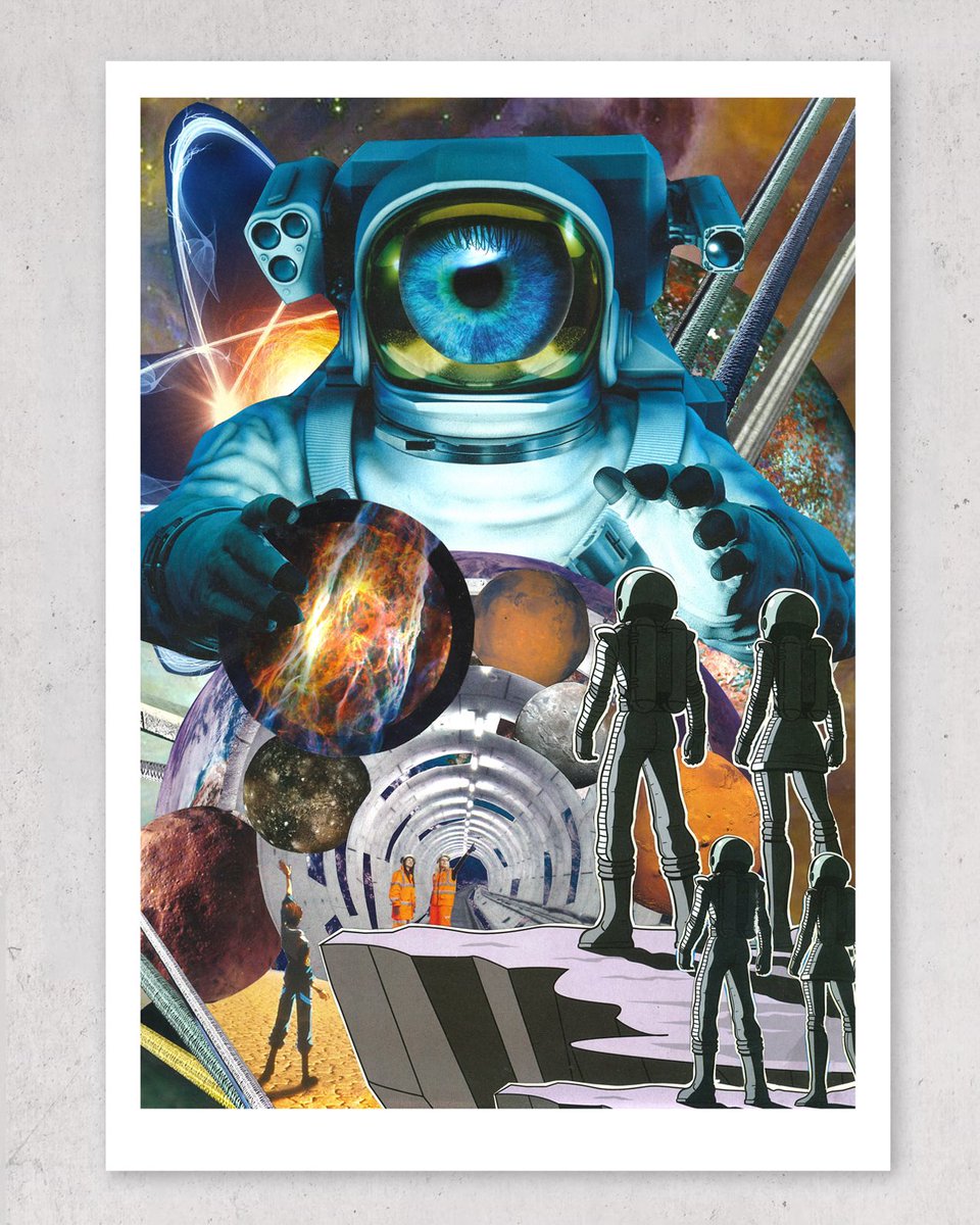 Created a new piece yesterday 💙 
Feat. ‘ALL SEEING EYE’ ✂️