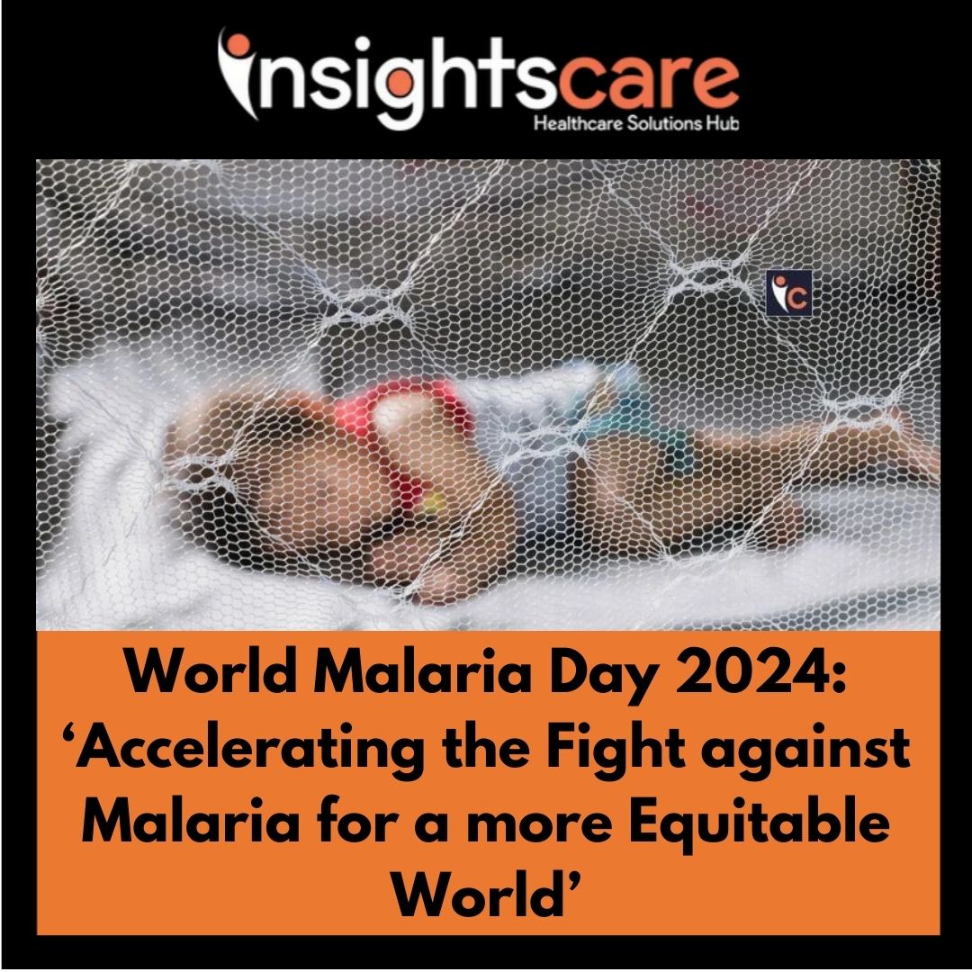 World Malaria Day 2024: ‘Accelerating the Fight against Malaria for a more Equitable World’

Read More: cutt.ly/Nw6x7aga

#WorldMalariaDay #EndMalaria #MalariaAwareness #MalariaPrevention #GlobalHealth #PublicHealth #ZeroMalaria #InsightsCareIndia #HealthcareNews