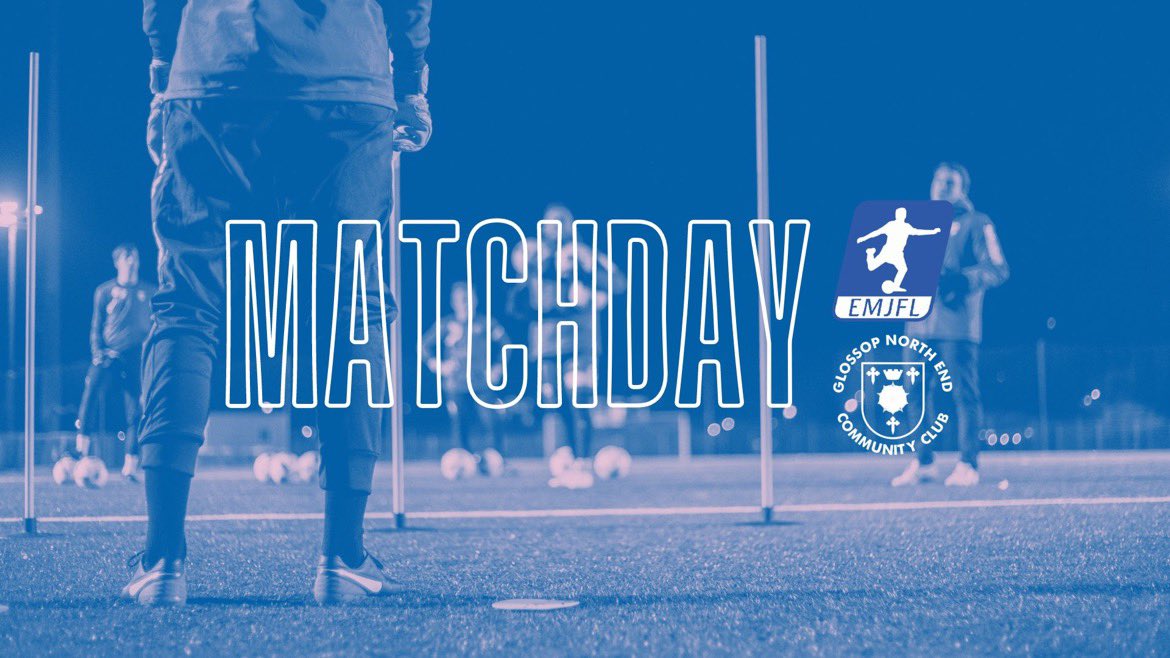 🔵 U18 BOYS MATCHDAY 🔵
Our Under 18 boys are away @CelticJnrs this evening ! 

🏟️@ashtonsixthform 
🏆 @EMJFL 
📅 Wed 24th April 
💷 Free entry
🚗 OL6 9RL
👕 @gascareuk

#BestWeCanBe #PlayForYourTown #GlossopNorthEnd
#CommunityClub #VivaGNE