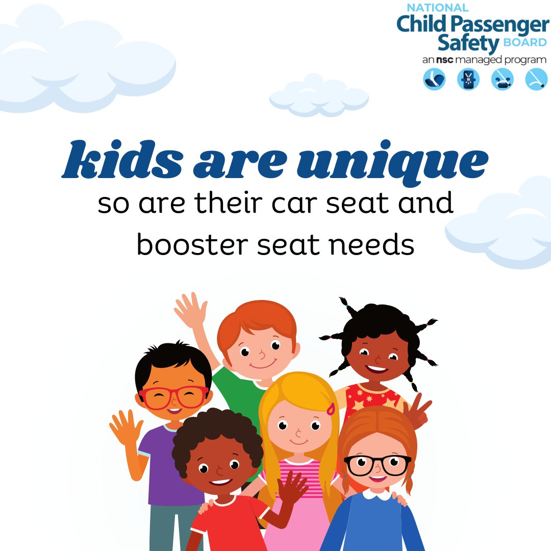 Every kid is different. Visit a car seat check station to see if your child is riding as safely as possible. Find a location near you: bit.ly/3U0u80h
#KeepEachOtherSafe #TechsRule #carseat #safety #education #training @NSCsafety