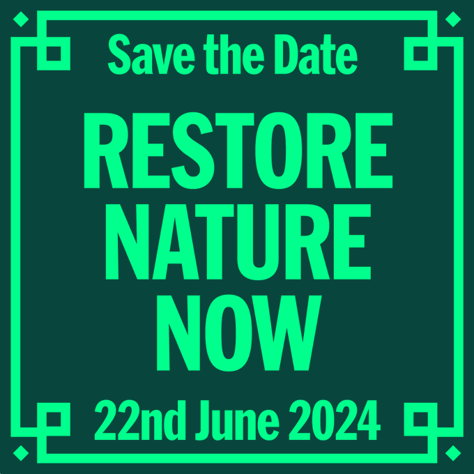 Will you march on June 22 and send a message to politicians that nature needs action? Find out more & pledge your support restorenaturenow.com Together, we can #RestoreNatureNow 🌳🐣🐟🦋🐞🦊🐝🌿🌎