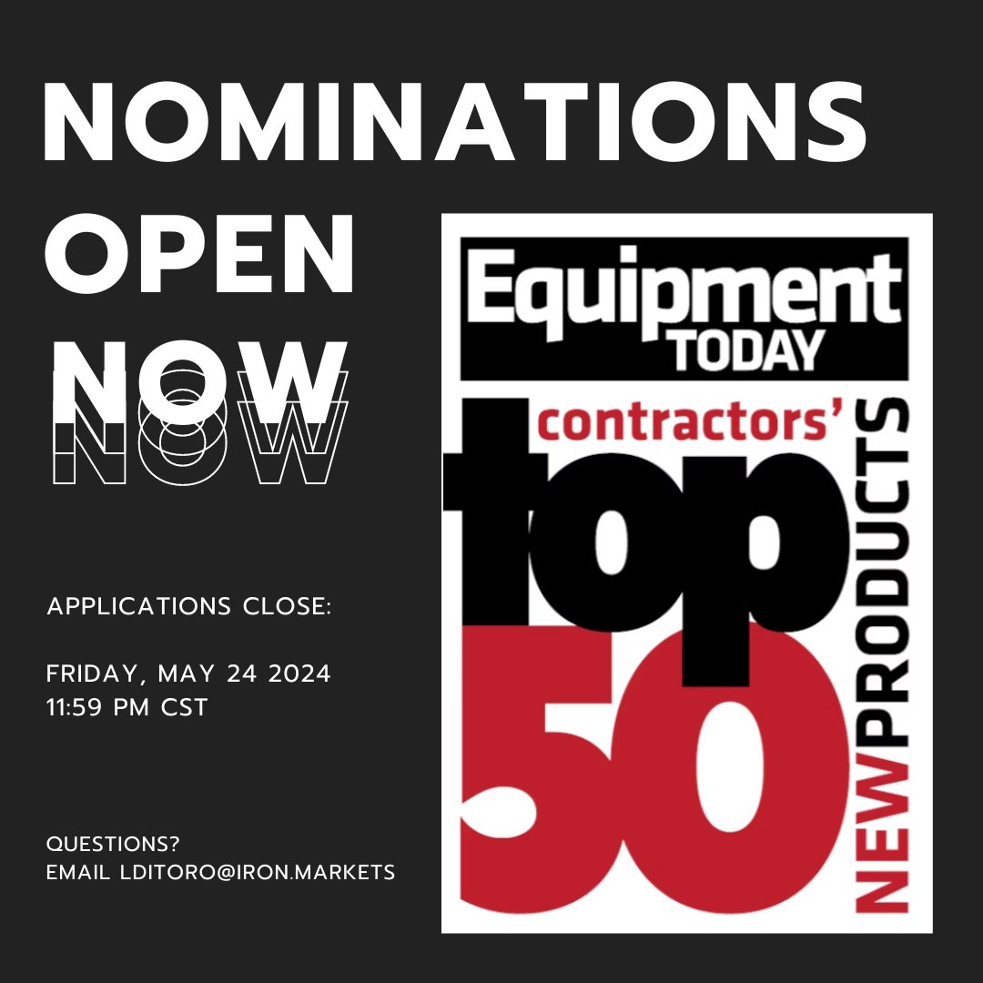 🏗️ Don’t miss out on the chance to showcase your groundbreaking innovations! Nominations are officially open for the 2024 Contractors’ Top 50 New Products award. 🌟 Apply today at the #linkbelow! ⤵️ bit.ly/3P6jqTa