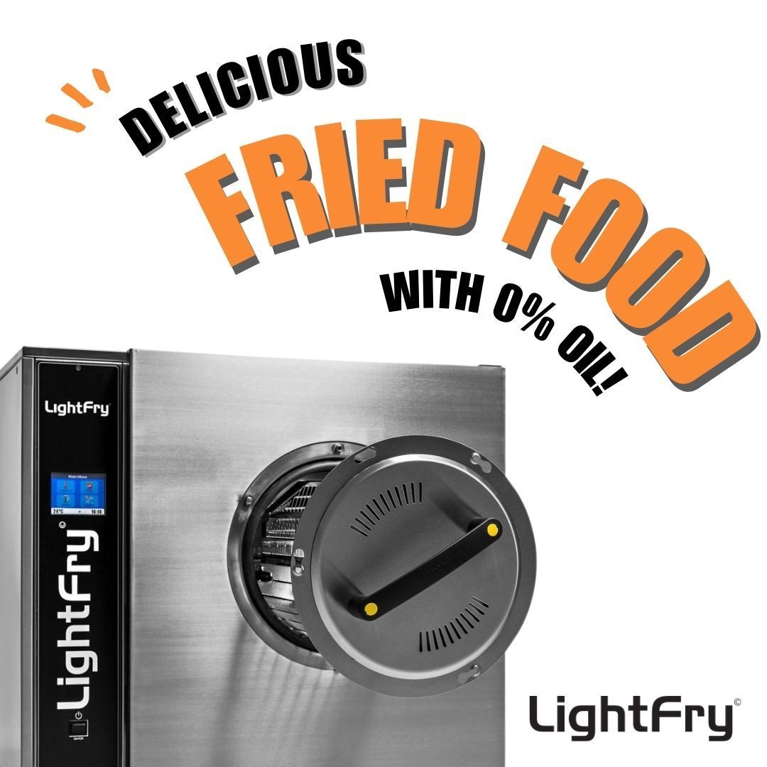 With #LightFry, your customers can still enjoy their favourite food, but with 0% added oil!