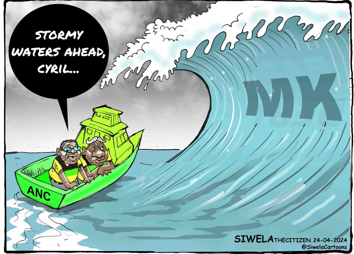 Should the ANC be concerned about the MK Party ahead of the elections? 🗳️

👨‍🎨 @SiwelaCartoons
#SAElections24 #sapolitics #MKParty #ANC