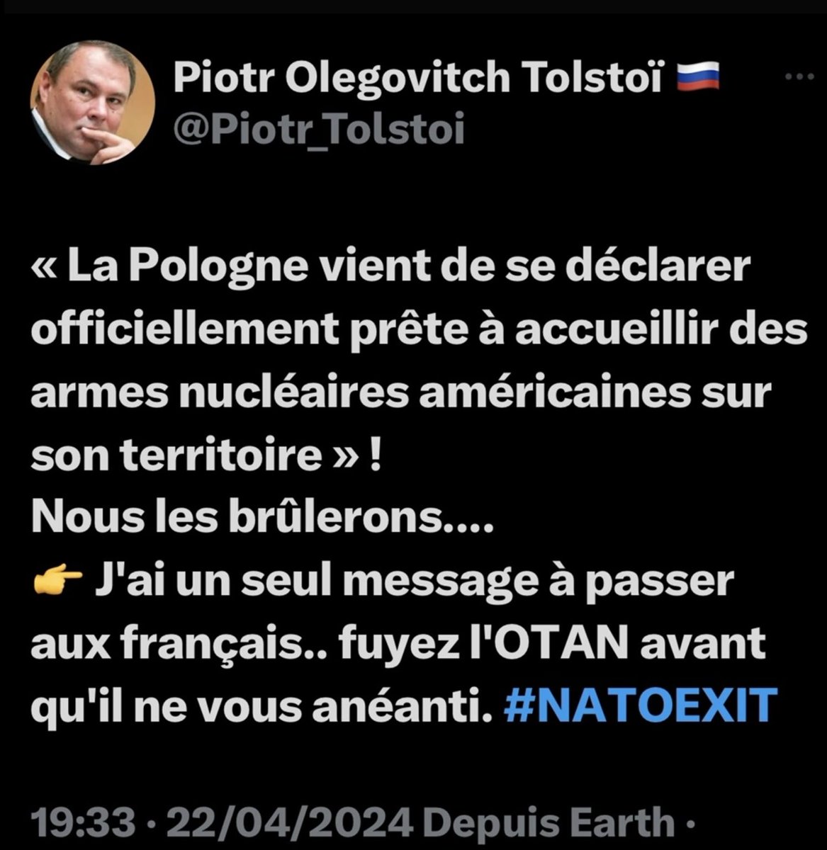 Qui menace, la Russie ou l’OTAN ?… 🤔