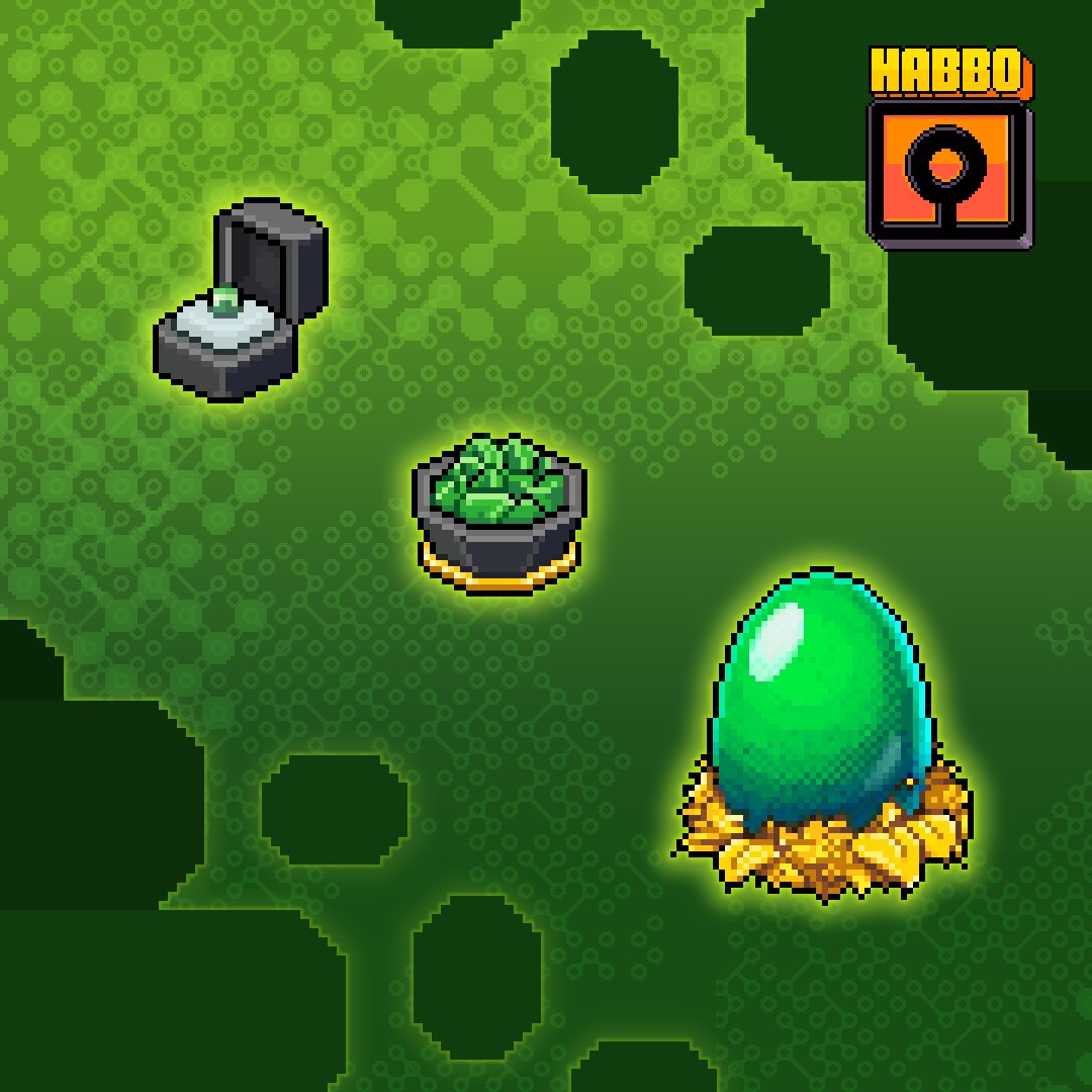 🟢 Incoming new Emerald Furni Towards the end of May, we’ll be introducing three new Emerald Furni – the Collectibles ecosystem’s credit furni equivalent. Two of these are being introduced permanently to make it easier for players to move small amounts of Emeralds around, while