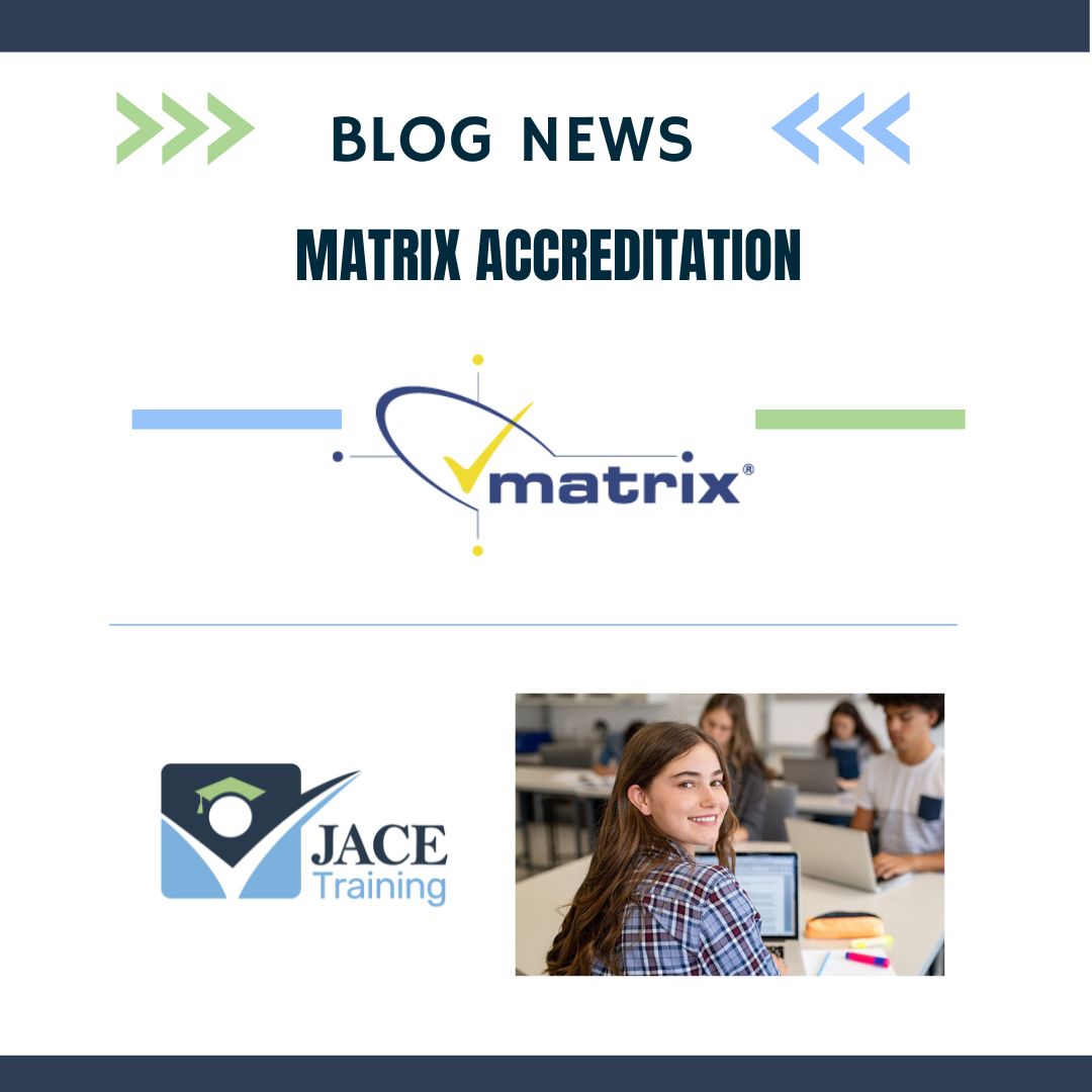 JACETraining's tweet image. Latest Blog News! We achieved the Matrix Standard - read the full article on our website @JACETraining #Matrix #trainingprovider #apprenticeships #wallington #sutton #crawley #westsussex