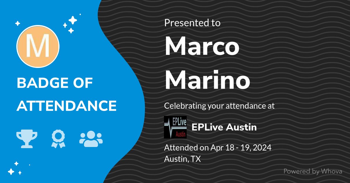 MarcoMa48545112's tweet photo. 🎉 Just had an incredible experience attending EPLive Austin! 🎉  - via #Whova event app https://t.co/SaCpMZ3DoX