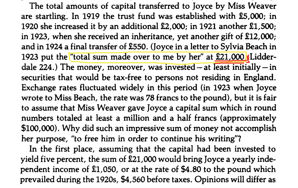 作家にとって、安定的な収入はめちゃくちゃ重要です。例えば、20世紀で最重要な作家の一人と言われるジェイムズ・ジョイスは、今のお金で２億円以上の資本をニューヨーク在住のパトロンから得ていたそうです。だからこそ『ユリシーズ』『フィネガンズ・ウェイク』に没頭できたわけですね。