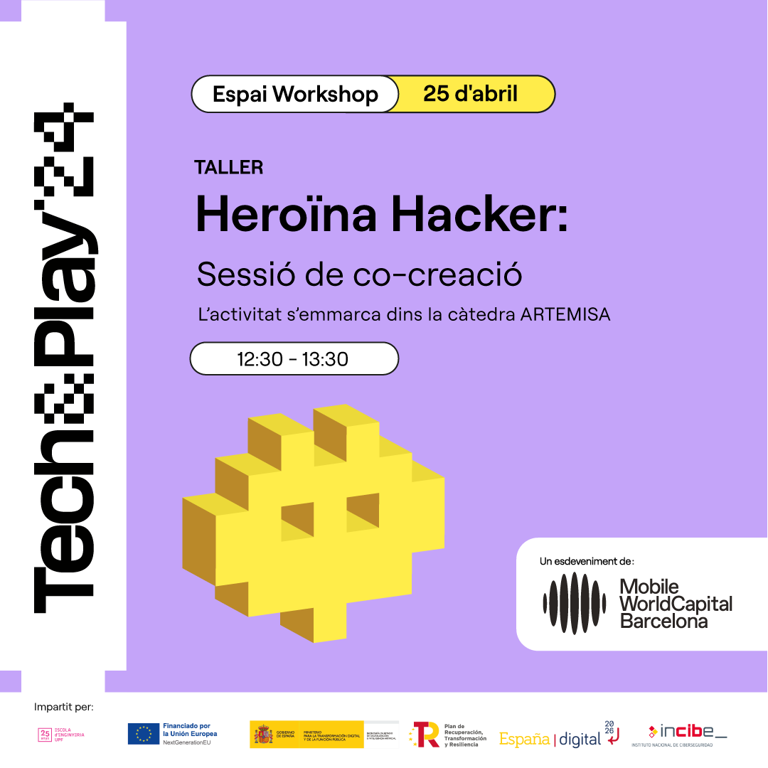 enginyeria_upf's tweet photo. ❗️Demà comença el Tech&Play, un festival que pretén acostar a la ciutadania les darreres novetats tecnològiques
🗣️"Des d'@enginyeria_upf participarem amb 2 tallers del grup #WiSeCom i un diàleg amb Sergi Jordà, del @mtg_upf"
ℹ️ https://t.co/kKNAIKF4Lc https://t.co/LjR83FWs9X