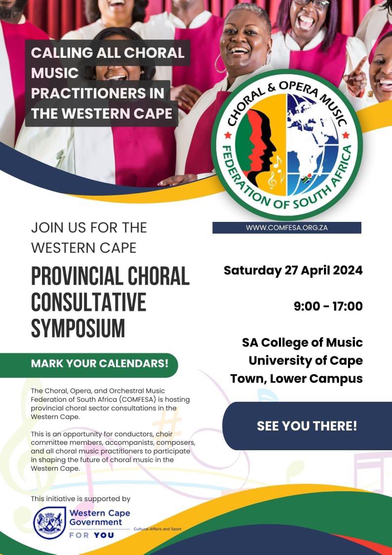 Sat 27th April Cape Town - see details on poster @WesternCapeGov @CityofCT @musicexchange