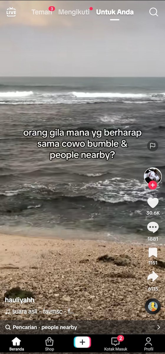 Sama bot di tele 😭😭