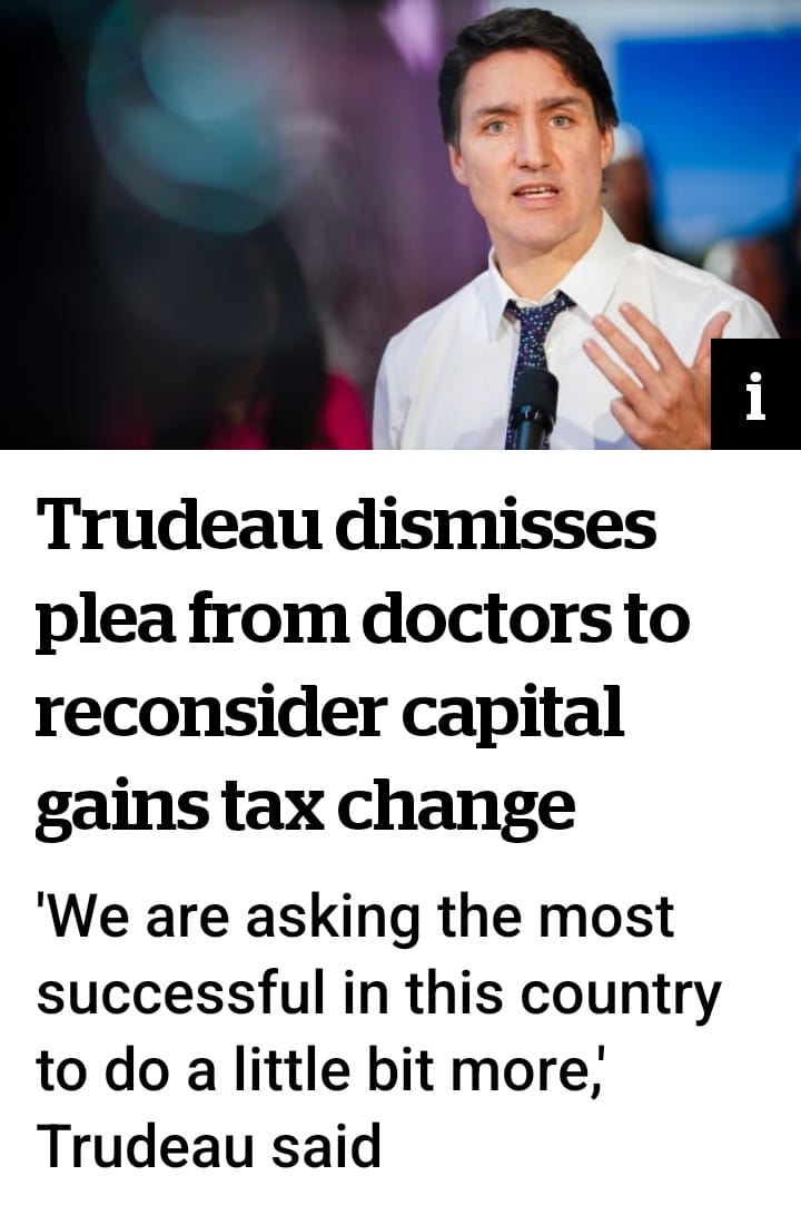 Actually, Trudeau isn't 'asking the successful to give a little bit more', he's imposing higher taxes and we will all pay the consequences for his lack of economic understanding. @liberal_party