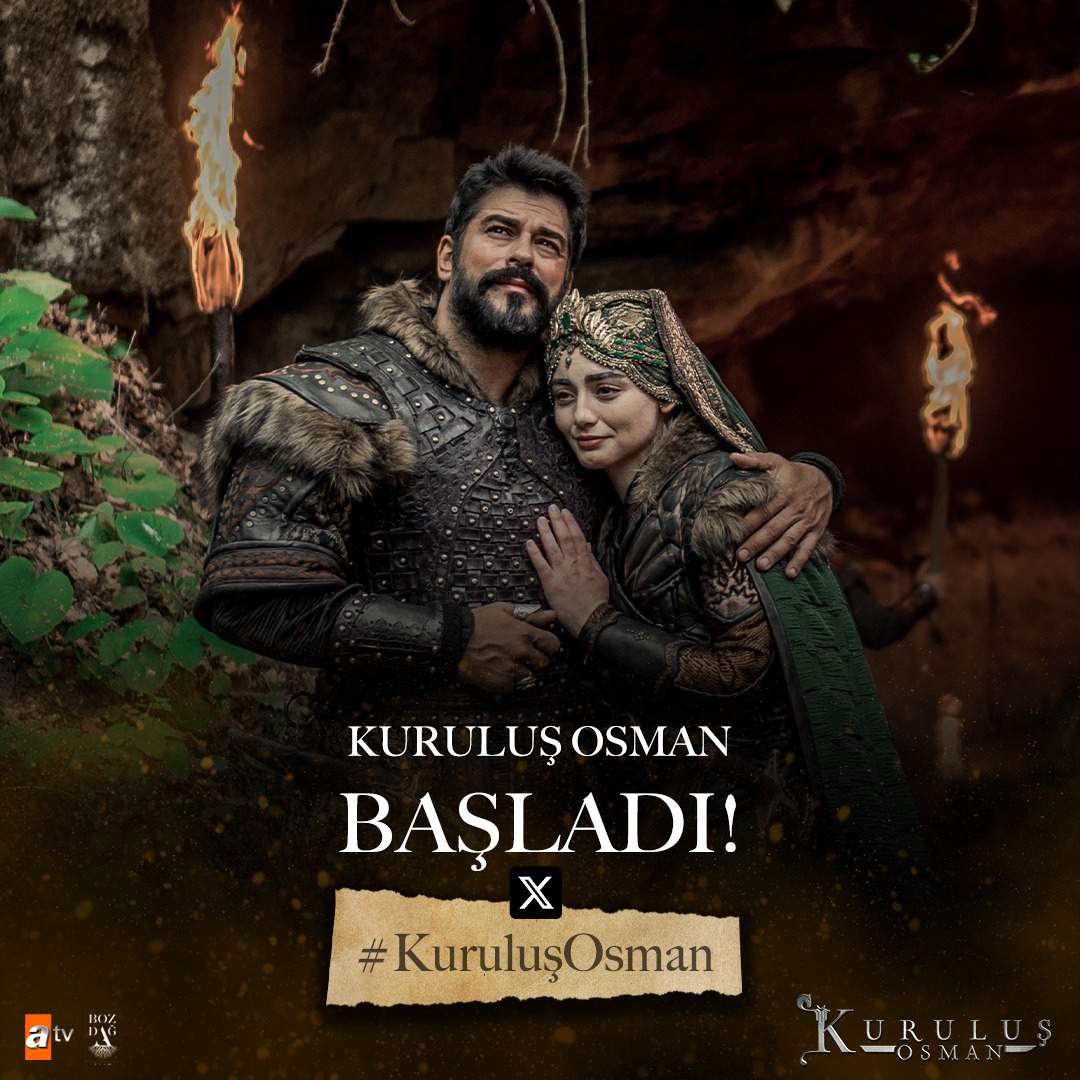 #KuruluşOsman’ın heyecan dolu bölümü başladı! Episode has started! #KuruluşOsman @KurulusDizisi @bozdagfilm @atvcomtr