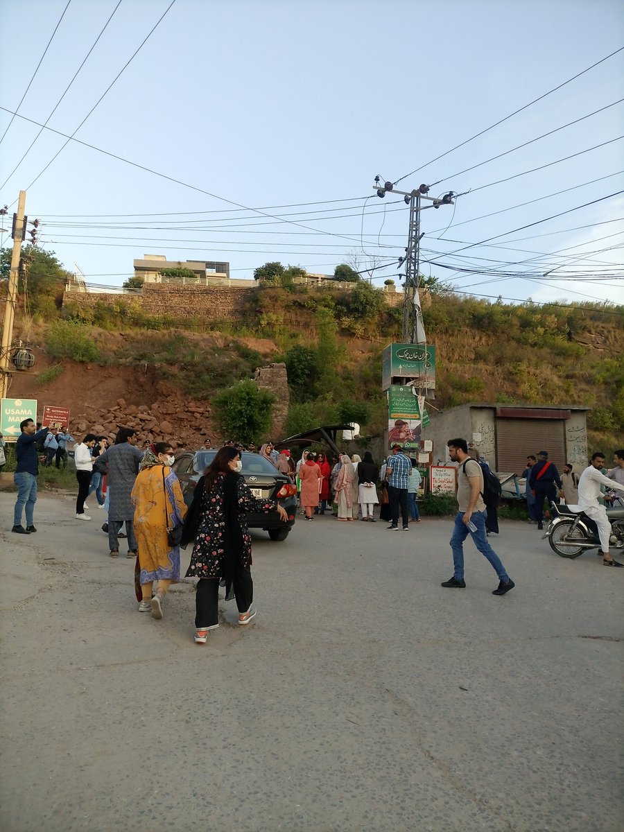 We're here at Bani Gala. Feels good to be back on ground after ages.