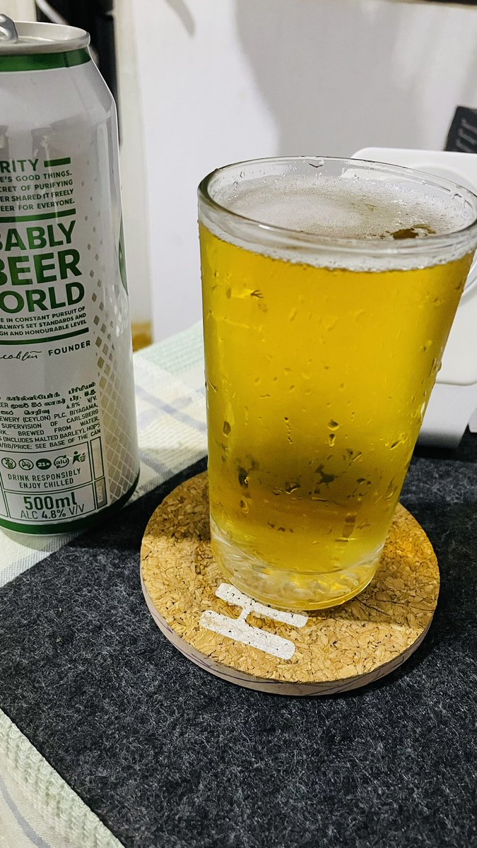 D_Senanayake's tweet photo. Got this beer from Cargils Food city. The taste is nothing but salty. 🤢 Something must be really wrong with this beer, it’s not same as before. 
These are canned in Sri Lanka but I thought these are made under @carlsberg supervision. 
Hw can this hpn?

#lka #carlsberg #badtaste https://t.co/Jvig627dO3
