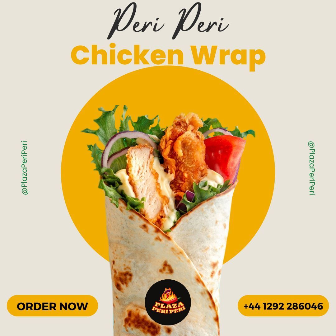 Embark on a flavor journey with our mouthwatering Peri Peri Chicken Wrap! 🌯🔥 Indulge in every savory bite packed with Peri Peri perfection. 
.
.

.
.
.
.

.
.
.

.
.
.

.
.
.

.
.
#PlazaPeriPeri #WrapItUp #PeriPeriPassion #FlavorExplosion #SavorTheSpice #TasteSensation #FoodieF