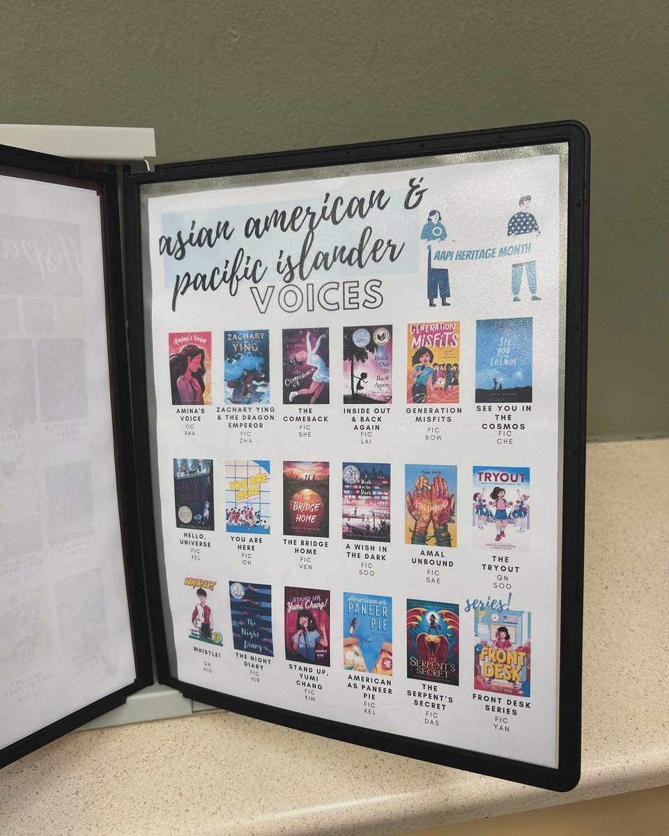 Updating the #bookrecommendations flipbook with #aapi books! The @melissacorey canva templates are the gift that keep on giving. #schoollibrary #aapivoices #aapiheritagemonth @TxASL