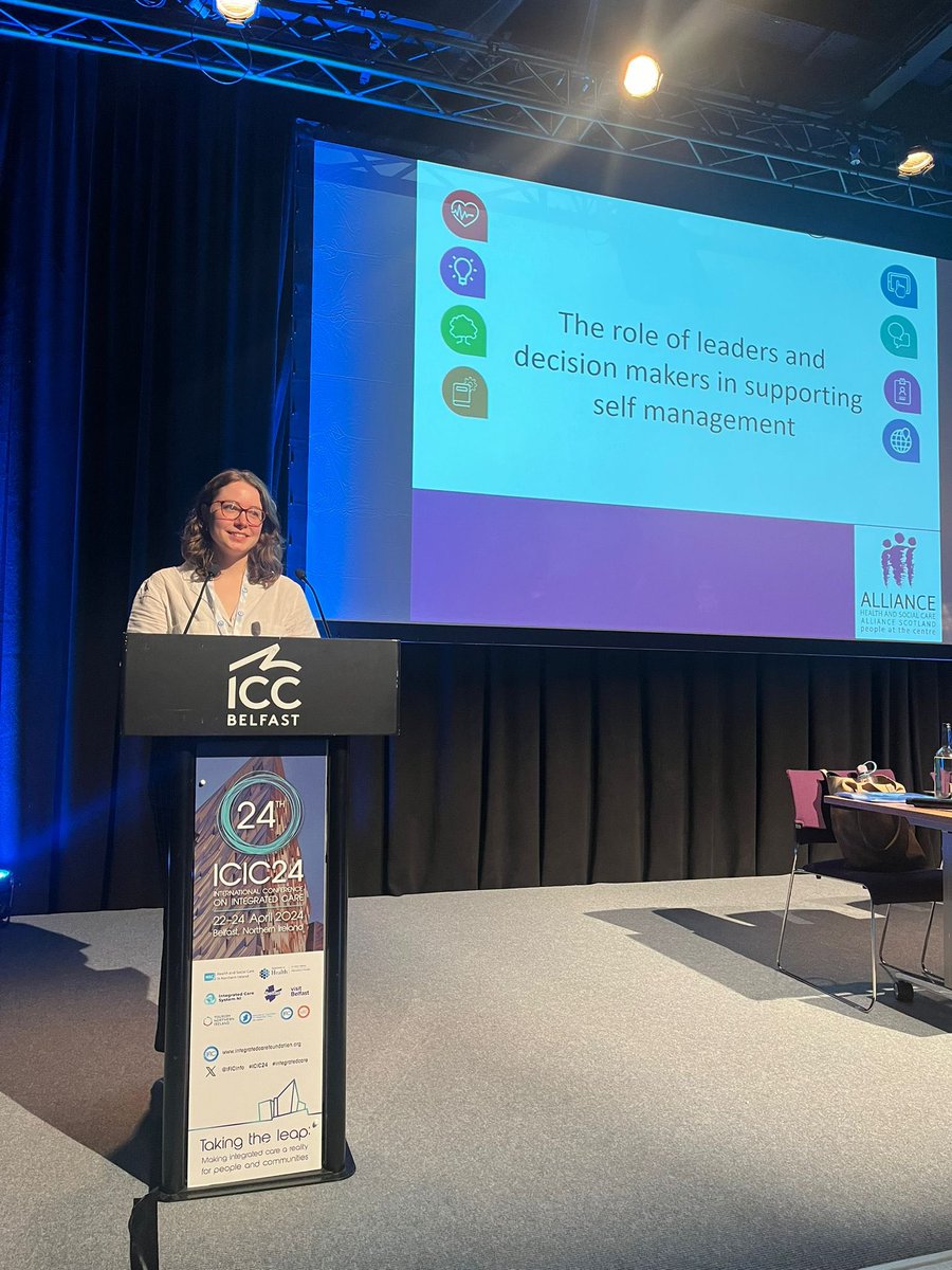 Sharing the key messages of Self Management and the role of leaders and decision makers internationally @gracecbeaumont led us through a rich discussion #ICIC24