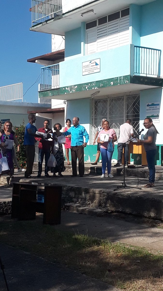 CMP95040507's tweet photo. Se realiza el Acto por el 30 Aniversario CITMA. Guantánamo y se reconoce a trabajadores con más de 20 años en el sistema. #Juntos Podemos más # https://t.co/WKglOc6kZ1