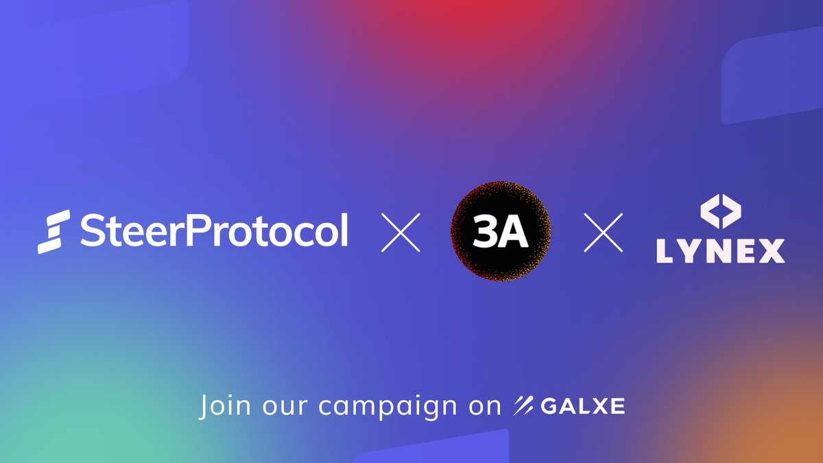 Dive into our joint #galxe campaign with @3aaaDAO & @LynexFi for a chance to win from a $1,500 prize pool! 🎉 - 50 lucky winners 🍀 - $30 each: $10 in bveLYNX, $10 in A3A, $10 in USDC 💰 Participate here: app.galxe.com/quest/lynex/GC… Good luck to all!