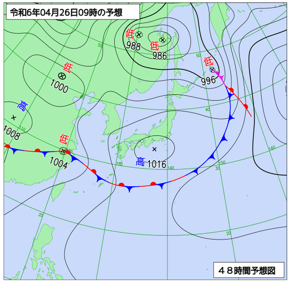 【驚き】もう梅雨の時期 画像：気象庁HP（jma.go.jp/bosai/weather_…）より