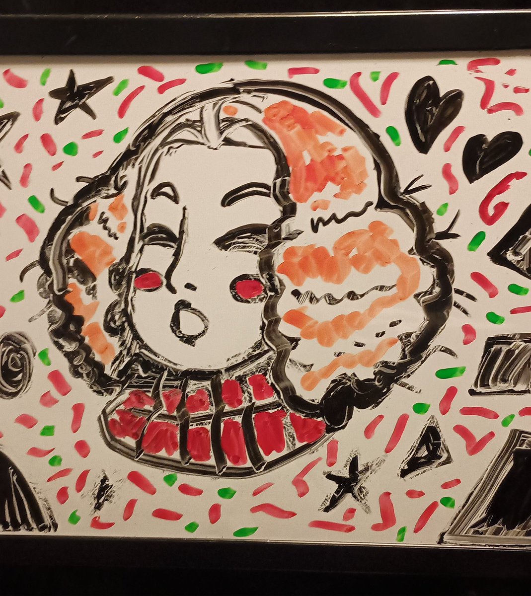 Random whiteboard Haru doodle. #Persona5