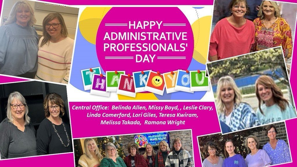 Happy Administrative Professionals Day to our amazing Central Office staff! We appreciate all you do for the students, families, and staff at Athens City Schools. #ExcellenceIs