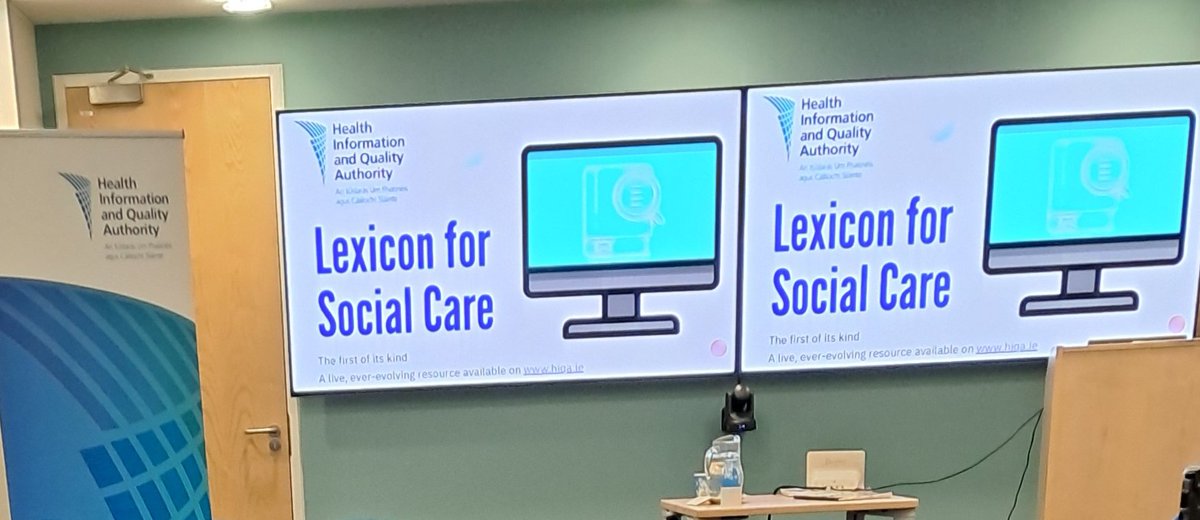 This morning, @NDAIreland joined @HIQA for the launch of their new health and social care lexicon, which promotes the use of standardised language when communicating information hiqa.ie/areas-we-work/…