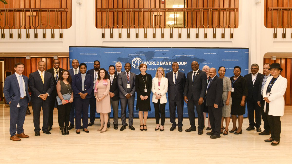 At #WBGMeetings, we hosted #Caribbean leaders and reaffirmed our commitment to double down on resilience & risk reduction to tackle climate crisis. 

We're also leading by example, doubling our financial support to the region to anchor gains & build cross-cutting solutions.