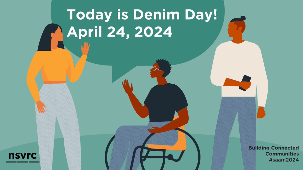 Today is #DenimDay, a global initiative to raise awareness about sexual violence and support survivors. Let's wear denim to challenge victim-blaming and promote respect and support. Together, we can prioritize safety and well-being for all. Learn more: buff.ly/3ZQrGtW